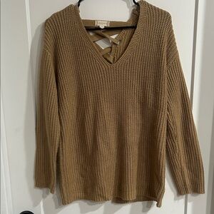 Altar'd State Camel Knit Sweater